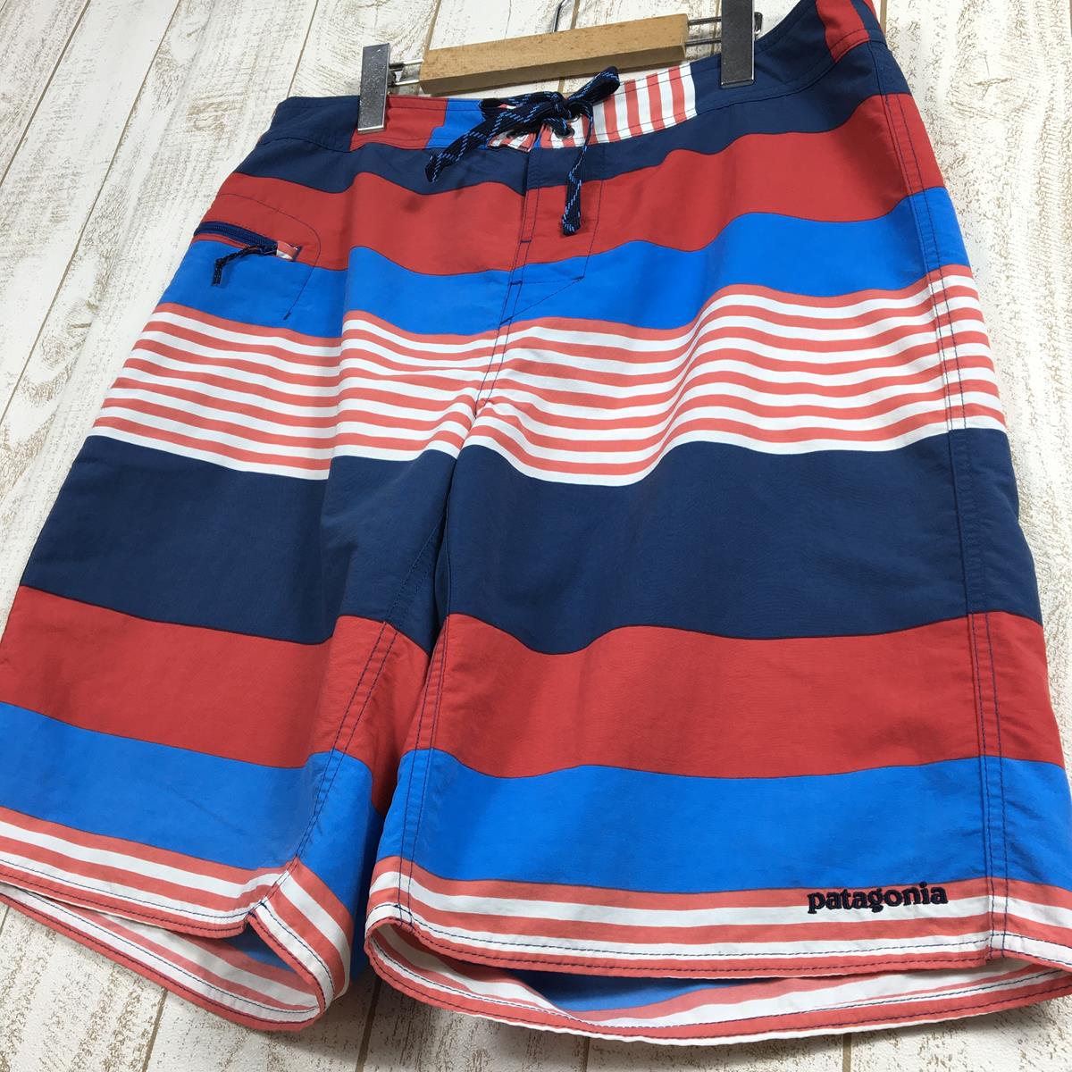 【Men's 34 ブルー系】 Patagonia ( パタゴニア ) ウェーブフェアラー ボード ショーツ 53Cm Wavefarer Board Shorts 21Inch 86631 International Men's  化繊 ショーツ ショートパンツ