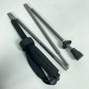 【OneSize シルバー系】 Evernew ( エバニュー ) FLDトレポ小鹿ちゃん ネズミ アルミ ポール ストック トレッキングポール z00054970  トレッキングポール ポール ストック