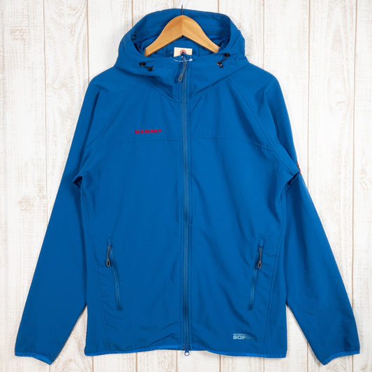 【Men's M ブルー系】 Mammut ( マムート ) ソフテック グラナイト フーデッド ジャケット Softech Granite Hooded Jacket ソフトシェル 1010-25440 Men's  ソフトシェル アウター ジャケット トップス