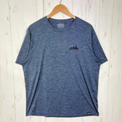 【Men's L ネイビー系】 Patagonia ( パタゴニア ) キャプリーン クール デイリー グラフィック シャツ Capilene Cool Daily Graphic Shirt ポリエステル ウェア トップス インナー シャツ ショートスリーブTシャ