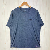 【Men's L ネイビー系】 Patagonia ( パタゴニア ) キャプリーン クール デイリー グラフィック シャツ Capilene Cool Daily Graphic Shirt ポリエステル ウェア トップス インナー シャツ ショートスリーブTシャ