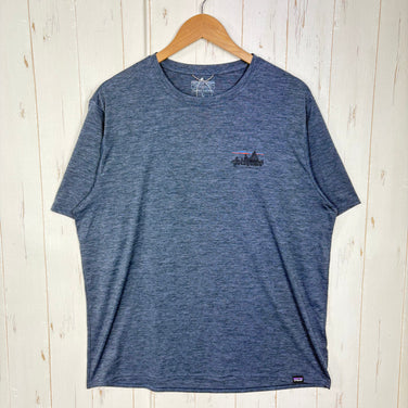 【Men's L ネイビー系】 Patagonia ( パタゴニア ) キャプリーン クール デイリー グラフィック シャツ Capilene Cool Daily Graphic Shirt ポリエステル ウェア トップス インナー シャツ ショートスリーブTシャ