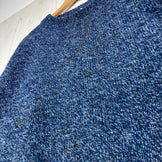 Men's L Navy 1980s Llbean Wool Sweater, Vintage Original, Hard to Find, Wool Wear, Tops, Outerwear, Fleece Jacket, z00054495