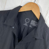 【Men's M ブラック系】 Yamatomichi ( 山と道 ) UL ショートスリーブ シャツ UL Short Sleeve Shirt シャドウリップ 超軽量 ポリエステル ウェア トップス インナー シャツ ショートスリーブシャツ 化繊 z000610