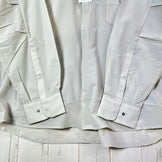 Unisex Medium Ivory Paper Sky Wear Wind Big Shirt, ECRU Nylon, Long Sleeve Shirt, Synthetic Fiber, z00053707