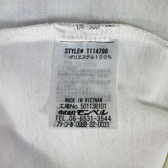 【Men's S ホワイト系】 Montbell ( モンベル ) ウイックロン ご当地 ティーシャツ 福岡県限定 ポリエステル ウェア トップス インナー シャツ ショートスリーブTシャツ クルーネック 化繊 z00061320  化繊 ショートスリーブTシャツ