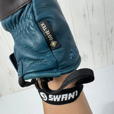 Men's Medium Navy Swany Alaska AV / LTD Leather Gloves with GORE-TEX (Gore-Tex) z00053581 AV / LTD Gloves