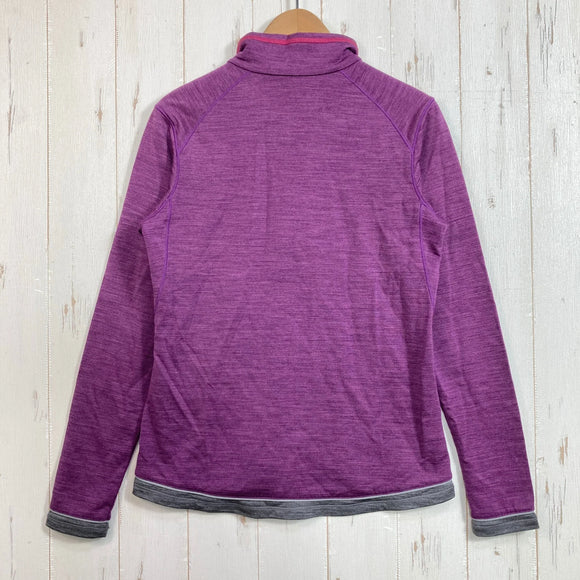 【Women's S パープル系】 Foxfire ( フォックスファイヤー ) PP ウール ハーフ ジップ PP Wool Half Zip メリノウール ウェア トップス インナー シャツ ロングスリーブシャツ ウール z00058071  ウール ロングスリーブ