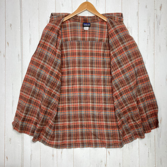 【Men's M ブラウン系】 2004 Patagonia ( パタゴニア ) AC ヤーンダイ シャツ A/C Yarn-Dye Shirts 入手困難 ACシャツ ウェア トップス インナー シャツ ショートスリーブシャツ コットン z00059341  コッ