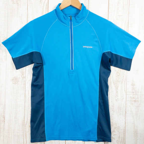 【Men's XS ブルー系】 Patagonia ( パタゴニア ) Ssフォアランナー 1/4ジップ Short-Sleeved Fore Runner 1/4-Zip 23675 International Men's 化繊 ショートスリーブシャツ インナ - 【公式】2ndGEAR（セカンドギア）Webショップ【登山用品・アウトドア用品専門 買取販売店】