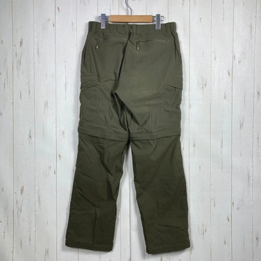 Montbell Convertible Cargo Pants, Men's Small, Green. Khaki Green Nylon. (z00054065)
