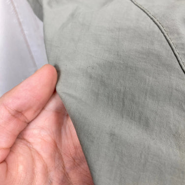 男士 L 码绿色 Yamatomichi（山道）5 口袋裤，鼠尾草灰尼龙，长裤，z00053999。