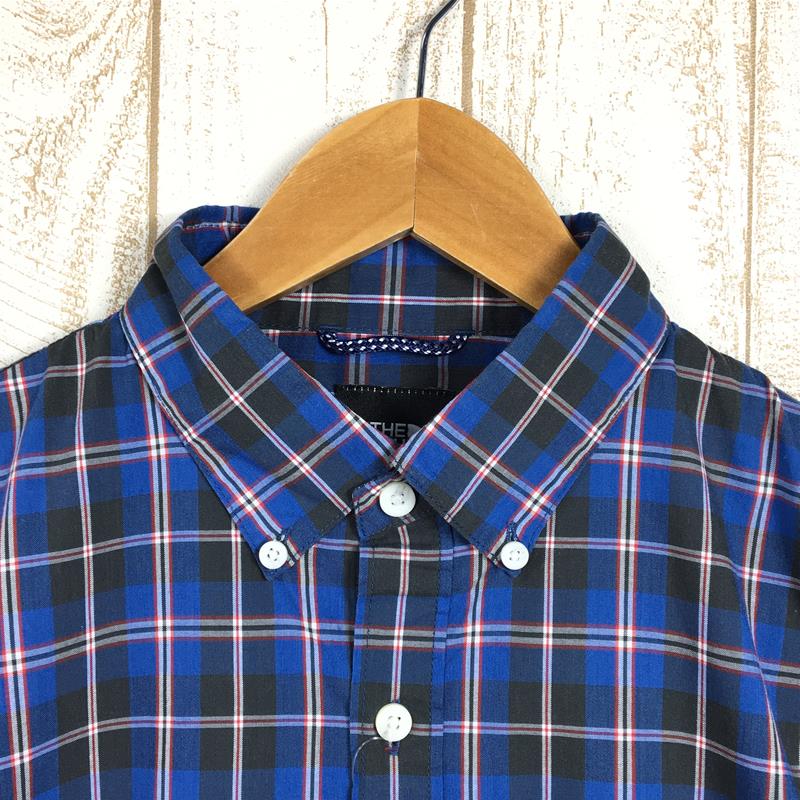 【Men's M ネイビー系】 The North Face ( ザ・ノースフェイス ) ショートスリーブ ボタンダウン シャツ Short Sleeve Button Down Shirt 生産終了モデル 入手困難 NR21308 Asian Men's  コット