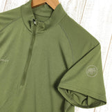 【Men's S グリーン系】 Mammut ( マムート ) パフォーマンス ドライ ジップ Tシャツ Performance Dry Zip T-Shirt ショートスリーブ 1017-00440 Men's 化繊 ショートスリーブシャツ インナー シャツ ト - 【公式】2ndGEAR（セカンドギア）Webショップ【登山用品・アウトドア用品専門 買取販売店】