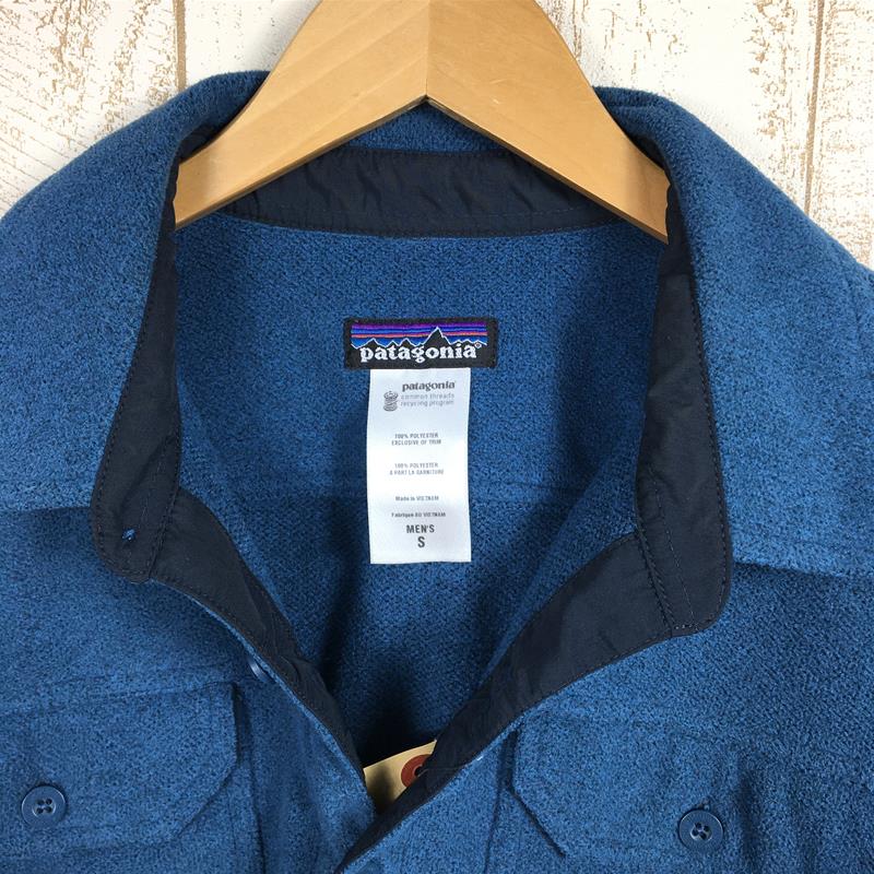 【Men's S ブルー系】 Patagonia ( パタゴニア ) ロングスリーブ ピケ フリース シャツ Long-Sleeved Pique Fleece Shirt 生産終了モデル 入手困難 25760 International Men's ORB 化繊