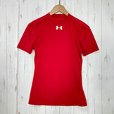 【Women's M レッド系】 Under Armour ( アンダーアーマー ) モックネック ショートスリーブ メッシュティー ポリエステル ウェア トップス インナー シャツ ショートスリーブシャツ 化繊 z00059914  化繊 ショートスリーブシャツ イ