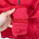 【Women's M レッド系】 The North Face ( ザ・ノースフェイス ) パワードライ グリッド フーディ Powerdry Grid Hoodie ポリエステル ウェア トップス アウター ジャケット フリース ポーラテック・パワードライ z000