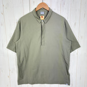 【Men's M グリーン系】 Houdini ( フーディニ ) コスモ シャツ Cosmo Shirt ポリエステル ウェア トップス インナー シャツ ショートスリーブシャツ 化繊 z00059052  化繊 ショートスリーブシャツ インナー シャツ トップス