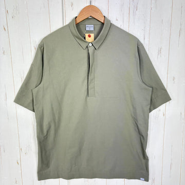 【Men's M グリーン系】 Houdini ( フーディニ ) コスモ シャツ Cosmo Shirt ポリエステル ウェア トップス インナー シャツ ショートスリーブシャツ 化繊 z00059052  化繊 ショートスリーブシャツ インナー シャツ トップス