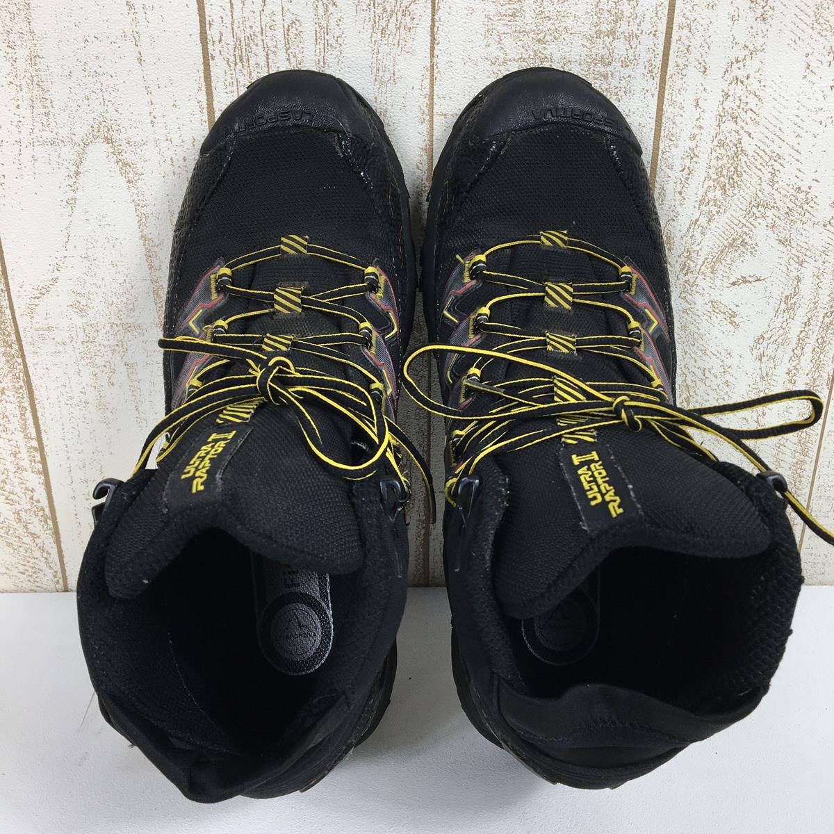 【男式 27.9cm 黑色】La Sportiva Ultra Raptor 2 Mid Gore-Tex Ultra Raptor Ii Mid Gtx 徒步鞋 34B 男式 999100 黑/黄 Treck