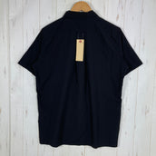 【Men's M ブラック系】 Yamatomichi ( 山と道 ) UL ショートスリーブ シャツ UL Short Sleeve Shirt シャドウリップ 超軽量 ポリエステル ウェア トップス インナー シャツ ショートスリーブシャツ 化繊 z000610