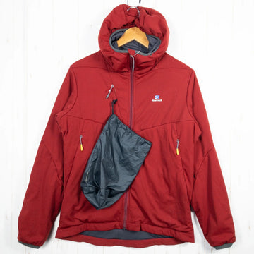 【Men's M レッド系】 Finetrack ( ファイントラック ) ドラウト ポリゴン3 フーディ 化繊ダウン ウェア トップス アウター ジャケット 化繊インサレーション z00052921  化繊インサレーション アウター ジャケット トップス ウェア