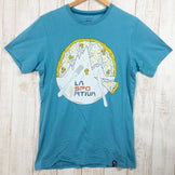 【Men's XS ブルー系】 La Sportiva ( ラ・スポルティバ ) ピザ ティーシャツ Pizza T-Shirt オーガニックコットン N79 Men's コットン ショートスリーブTシャツ クルーネック インナー シャツ トップス ウェア - 【公式】2ndGEAR（セカンドギア）Webショップ【登山用品・アウトドア用品専門 買取販売店】
