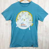 【Men's XS ブルー系】 La Sportiva ( ラ・スポルティバ ) ピザ ティーシャツ Pizza T-Shirt オーガニックコットン N79 Men's コットン ショートスリーブTシャツ クルーネック インナー シャツ トップス ウェア - 【公式】2ndGEAR（セカンドギア）Webショップ【登山用品・アウトドア用品専門 買取販売店】