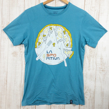 【Men's XS ブルー系】 La Sportiva ( ラ・スポルティバ ) ピザ ティーシャツ Pizza T-Shirt オーガニックコットン N79 Men's コットン ショートスリーブTシャツ クルーネック インナー シャツ トップス ウェア - 【公式】2ndGEAR（セカンドギア）Webショップ【登山用品・アウトドア用品専門 買取販売店】