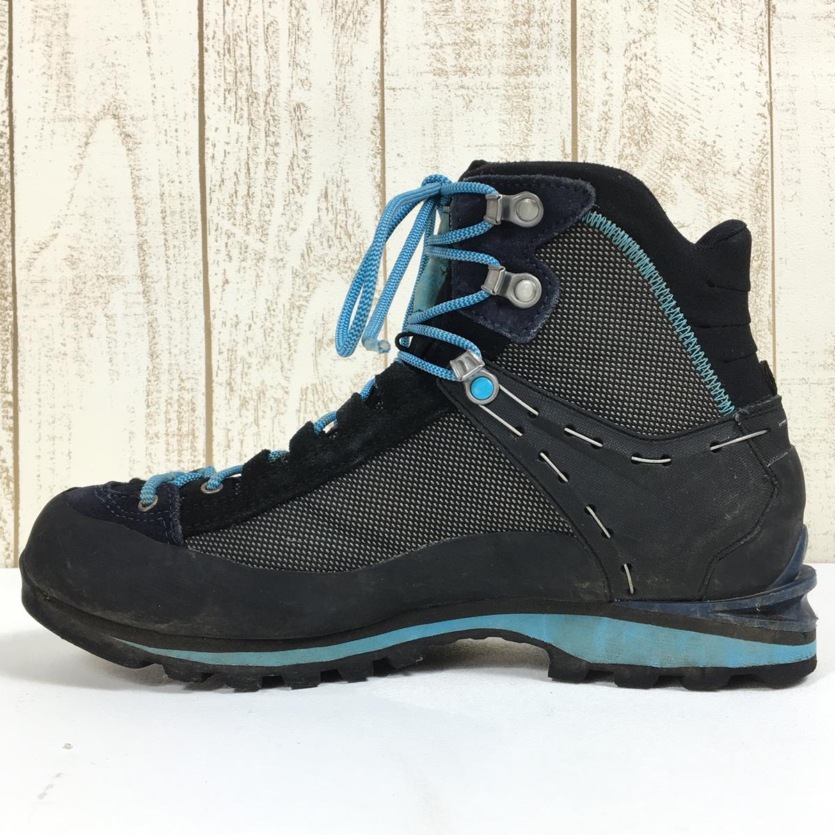 [女式 24.5 厘米海军蓝] Salewa 女式 Crow Gore-Tex Ws Crow Gtx 徒步鞋轻型高山靴 61329 女式 3985 高级海军蓝/永恒蓝 Alpa