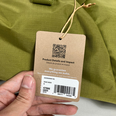 【Unisex M イエロー系】 2025 Patagonia ( パタゴニア ) アセンジョニスト・パック 35L Ascensionist Pack 35L GRZG / Graze Green クライミングパック / アイスアックスホルダー / 取り外し可能ヒッ