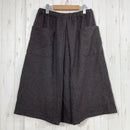 【Unisex M ブラウン系】 Shinogi By Axesquin ( 凌 By アクシーズクイン ) ハカマスカート wool 桧皮色 ウール ウェア ボトムス スカート z00058735 桧皮色 スカート ボトムス ウェア-2