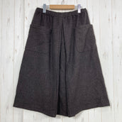 【Unisex M ブラウン系】 Shinogi By Axesquin ( 凌 By アクシーズクイン ) ハカマスカート wool 桧皮色 ウール ウェア ボトムス スカート z00058735 桧皮色 スカート ボトムス ウェア