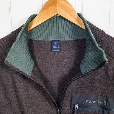 【Men's L ブラウン系】 Montbell ( モンベル ) スーパーメリノウール ミッテルレギ フルジップ セーター Super Merino Wool Mittellegi Full Zip Sweater ウール ウェア トップス アウター ジャケット - 【公式】2ndGEAR（セカンドギア）Webショップ【登山用品・アウトドア用品専門 買取販売店】