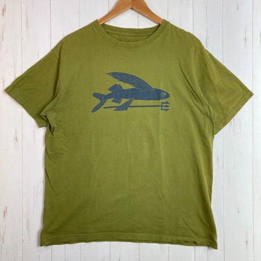 【Men's L グリーン系】 2013 Patagonia ( パタゴニア ) フライング フィッシュ ティーシャツ Flying Fish T-Shirt 生産終了モデル 入手困難 オーガニックコットン ウェア トップス インナー シャツ ショートスリーブTシャ