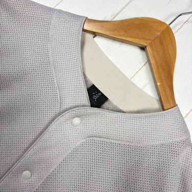 【Unisex S グレー系】 Shinogi By Axesquin ( 凌 By アクシーズクイン ) ハヲリモノ オクタ Haworimono Octa ススイロ ポリエステル ウェア トップス アウター ジャケット フリース Teijin Octa ( 帝人