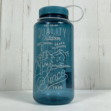 【均码海军蓝】REI（REI）Nalgene 1000ml 水瓶 Forever Blue 硬质水瓶 z00054334 Forever Blue 硬质水瓶