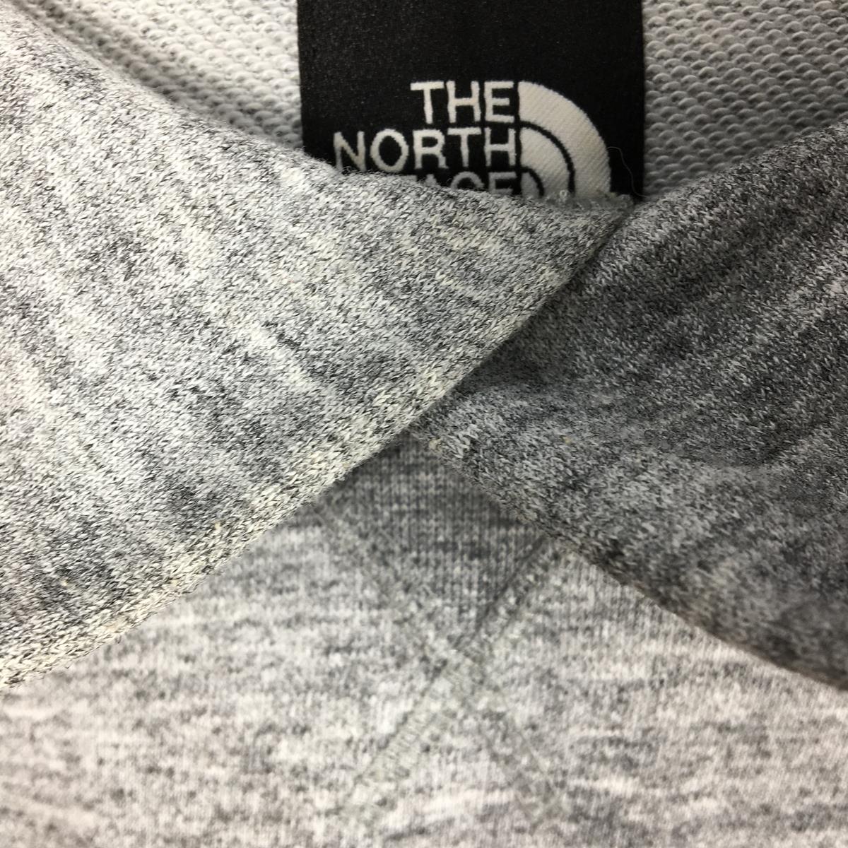 【Men's XL グレー系】 The North Face ( ザ・ノースフェイス ) スクエア ロゴ フーディ Square Logo Hoodie スウェット パーカー プルオーバー NT11953 Asian Men's  化繊 フーディ インナー シャツ