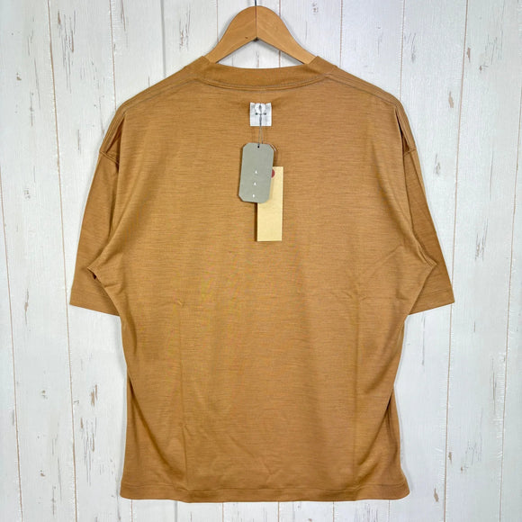 【Unisex 1 イエロー系】 迷迭香 ( マンネンロウ ) ウールハイカーティー Wool Hiker Tee MCS-2B YLW z00058298 YLW ウール ショートスリーブTシャツ クルーネック インナー シャツ トップス ウェア