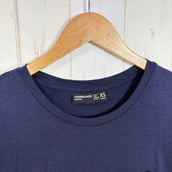 【Women's XS ネイビー系】 Icebreaker ( アイスブレーカー ) テック ライト ショートスリーブ ポケット クルー TECH LITE SS POCKET CREWE メリノウール ウェア トップス インナー シャツ ショートスリーブTシャツ クルー