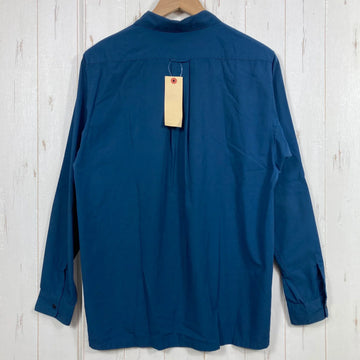 【Unisex M ネイビー系】 Yamatomichi ( 山と道 ) バンブー シャツ Bamboo Shir Indigo レーヨン ウェア トップス インナー シャツ ロングスリーブシャツ 化繊 z00058594 Indigo 化繊 ロングスリーブシャツ イ - 0