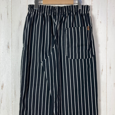 【Unisex S ブラック系】 Red Kap ( レッドキャップ ) バギー シェフ パンツ Spun Polyester Baggy Chef Pant チョークストライプ Chef Designs ( シェフデザインズ ) ポリエステル ウェア ボトムス ロン