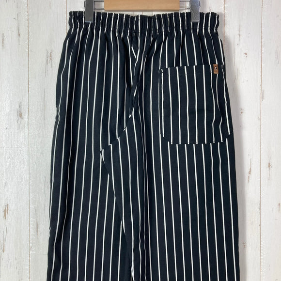 【Unisex S ブラック系】 Red Kap ( レッドキャップ ) バギー シェフ パンツ Spun Polyester Baggy Chef Pant チョークストライプ Chef Designs ( シェフデザインズ ) ポリエステル ウェア ボトムス ロン
