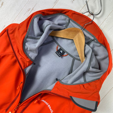【Men's M オレンジ系】 Montbell ( モンベル ) クリマバリア パーカ Clima Barrier Parka ポリエステル ウェア トップス アウター ジャケット ソフトシェル z00056638  ソフトシェル アウター ジャケット トップス