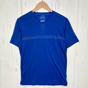 【Men's S ブルー系】 2021 Patagonia ( パタゴニア ) キャプリーン クール メリノ ブレンド グラフィック シャツ Capilene Cool Merino Blend Graphic Shirt FISU メリノウール ウェア トップス