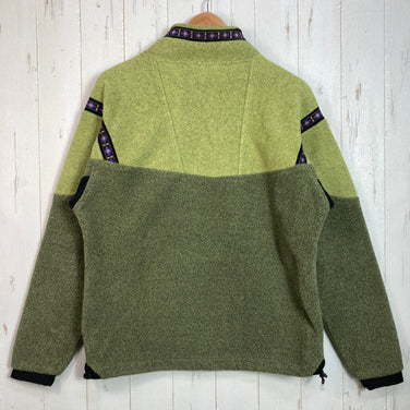 【Men's S グリーン系】 1990s Alf ( アルフ ) チロリアン ポーラテック フリース ジャケット Tyrolean Polartec Fleece Jacket 生産終了モデル 入手困難 アメリカ製 ポリエステル ウェア トップス アウター ジャケ