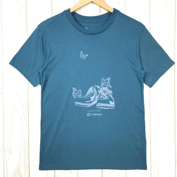 【Unisex S グリーン系】 Trail Bum ( トレイルバム ) Coolmax Print T-Shirts Monarch Tシャツ 19SSTB040008 Unisex Blue Jade 化繊 ショートスリーブTシャツ クルーネック インナー シャ - 【公式】2ndGEAR（セカンドギア）Webショップ【登山用品・アウトドア用品専門 買取販売店】