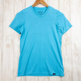 【Women's XXS ブルー系】 2015 Patagonia ( パタゴニア ) キャプリーン デイリー Tシャツ Capilene Daily T-Shirt ULT ポリエステル ウェア トップス インナー シャツ ショートスリーブTシャツ クルーネック 化繊 - 【公式】2ndGEAR（セカンドギア）Webショップ【登山用品・アウトドア用品専門 買取販売店】