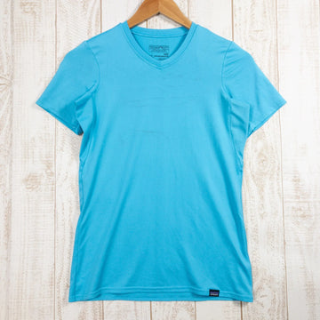 【Women's XXS ブルー系】 2015 Patagonia ( パタゴニア ) キャプリーン デイリー Tシャツ Capilene Daily T-Shirt ULT ポリエステル ウェア トップス インナー シャツ ショートスリーブTシャツ クルーネック 化繊 - 【公式】2ndGEAR（セカンドギア）Webショップ【登山用品・アウトドア用品専門 買取販売店】