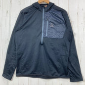 【Men's M Black】 Static Adrift Half Zip Hoody Polyester Wear Top Outer Jacket Fleece Teijin Octa z000